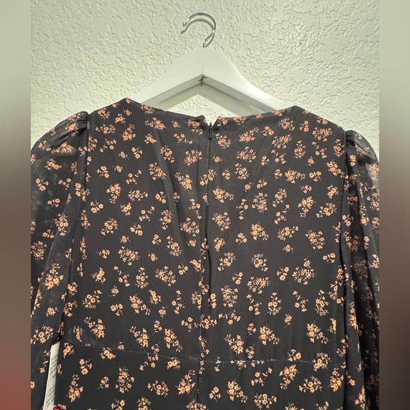 NWT Mac Duggal Sz 0 Black Floral Maxi Gown 55431 - Picture 9 of 12